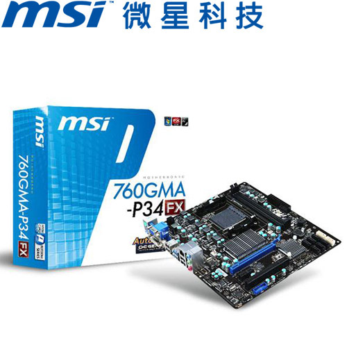MSI微星 760GMA-P34 (FX) 主機板