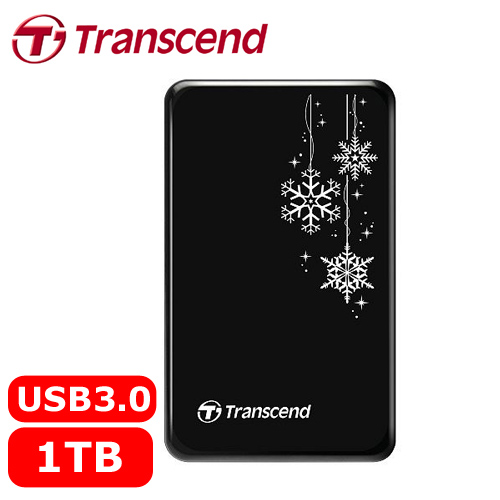 Transcend創見storejet 25a3 1tb 2 5吋行動硬碟限量雪花 外接式硬碟專館 Eclife良興購物網