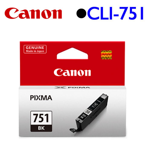 Canon CLI-751BK 原廠墨水匣 (黑)