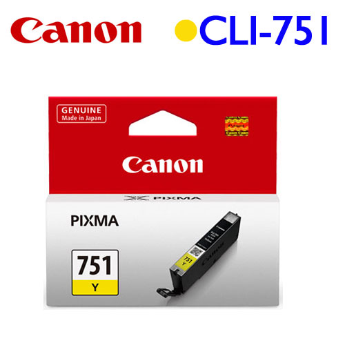 Canon CLI-751Y 原廠墨水匣 (黃)