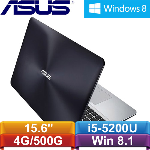ASUS華碩 X555LJ-0021B5200U 15.6吋筆記型電腦