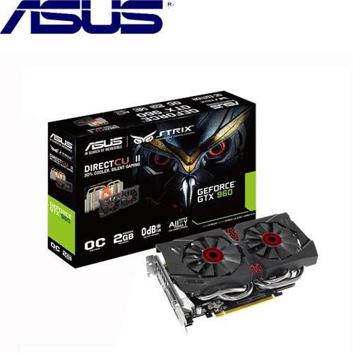 福利品出清】ASUS STRIX-GTX960-DC2OC-2GD5顯示卡-DIY/零組件專館