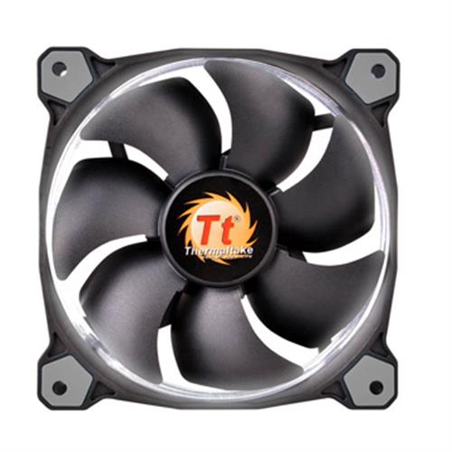 Thermaltake曜越 Riing 12公分LED高風壓水冷排風扇(白)