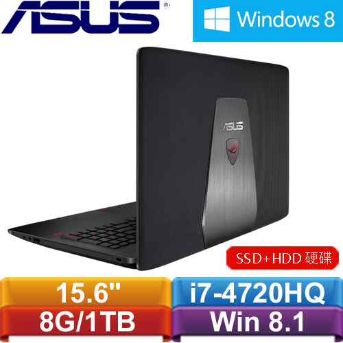 ASUS華碩 ROG GL552JX-0031A4720HQ 15.6吋電競筆記型電腦