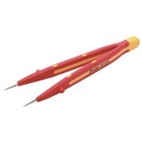 Pro'sKit寶工TZ-V302C   VDE 1000V圓尖橫齒鑷子