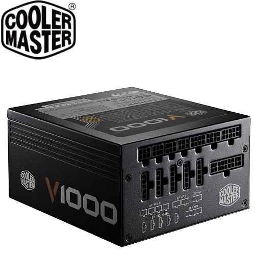 Cooler Master V1000 金牌認證全模組化1000W電源供應器-DIY/零組件專館