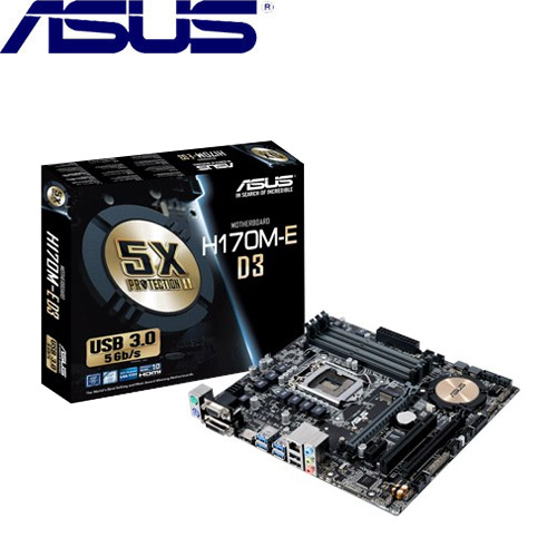 ASUS華碩 H170M-E D3 主機板