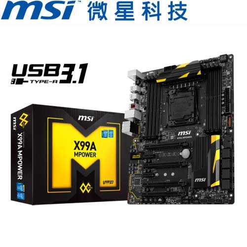 MSI微星 X99A MPOWER 主機板