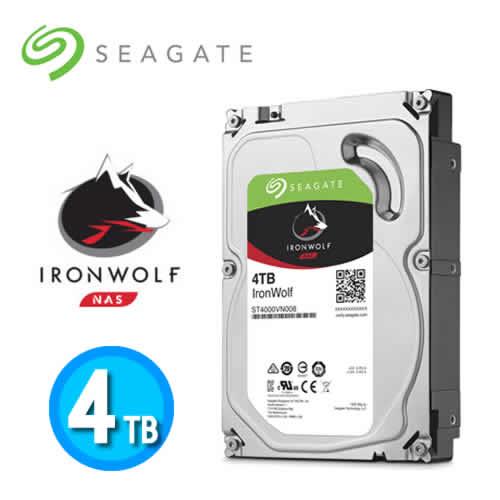 【攝影展促銷】Seagate IronWolf 4TB 3.5吋NAS硬碟