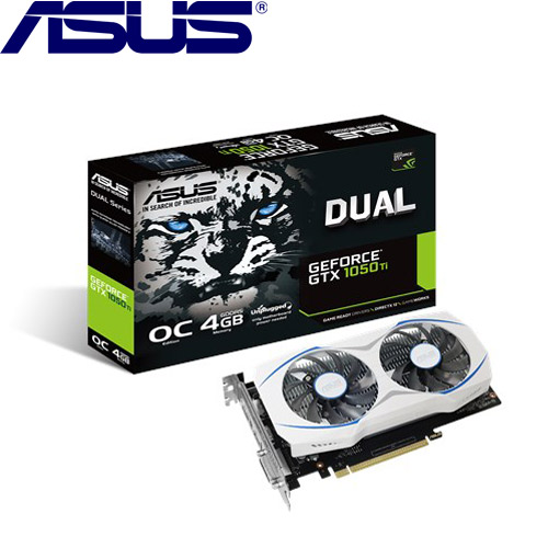 ASUS華碩GeForce® DUAL-GTX1050TI-O4G-GAMING 顯示卡-DIY/零組件專館 