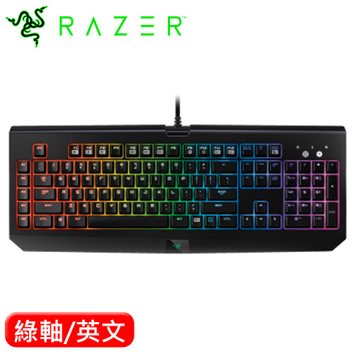 Razer 雷蛇 Blackwidow Chroma 黑寡婦 幻彩終極版 綠軸