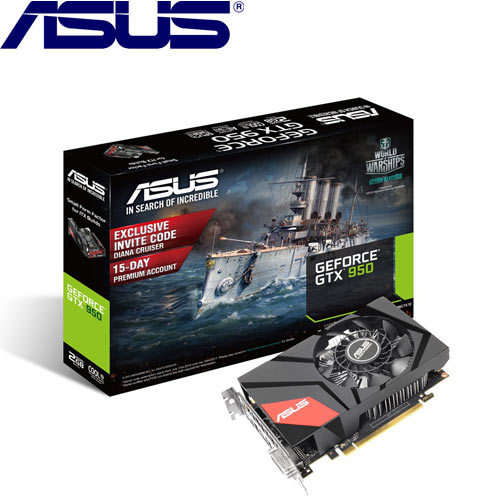 ASUS華碩GeForce® MINI-GTX950-2G 顯示卡