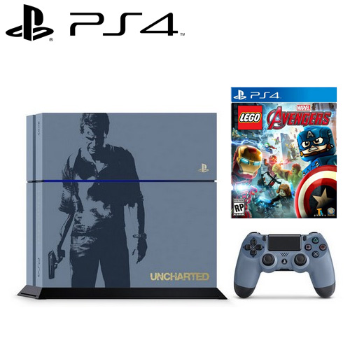 PS4 主機 秘境探險4：盜賊末路 主機同捆組 + 樂高復仇者聯盟
