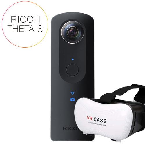 【超值組】RICOH THETA S +VR虛擬3D眼鏡組