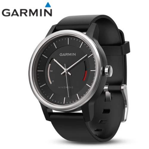 【限時搶購】Garmin vivomove 智慧指針式腕錶(運動款─俐落黑
