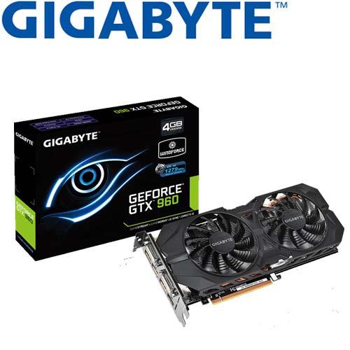 GIGABYTE技嘉 GeForce® GV-N960WF2OC-4GD  顯示卡