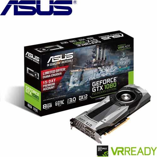 ASUS華碩 GeForce® GTX1080-8G 顯示卡