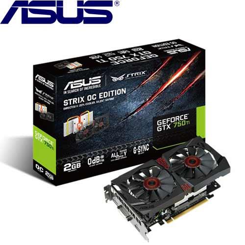 ASUS華碩 GeForce® STRIX-GTX750TI-OC-2GD5 顯示卡