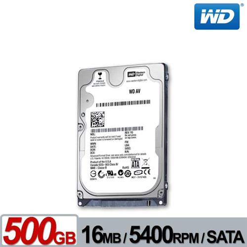 WD5000LUCT 影像監控 500GB 2.5吋硬碟(AV-25)-內接式硬碟專館 - EcLife良興購物網