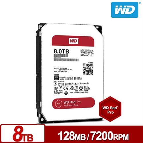 WD8001FFWX 旗艦紅標8TB 3.5吋NAS硬碟-內接式硬碟專館- EcLife良興購物網