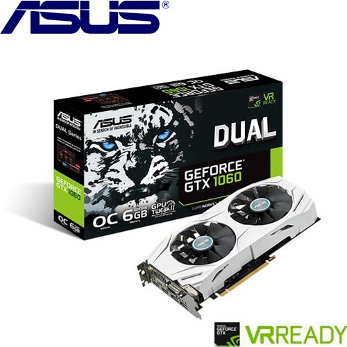 ASUS華碩GeForce® DUAL-GTX1060-O6G-GAMING 顯示卡-DIY/零組件專館