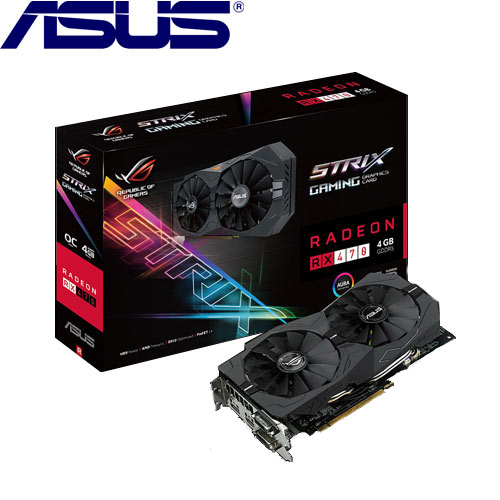 ASUS華碩 STRIX-RX470-O4G-GAMING 顯示卡