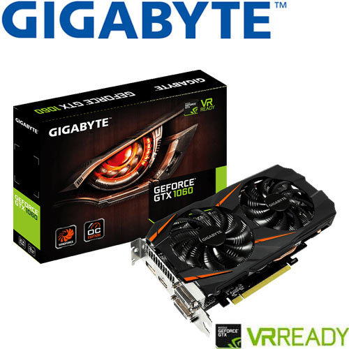 GIGABYTE技嘉 GeForce® GTX 1060 WINDFORCE OC 3G 顯示卡