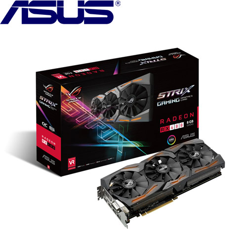 ASUS華碩 ROG STRIX-RX480-O8G-GAMING 顯示卡