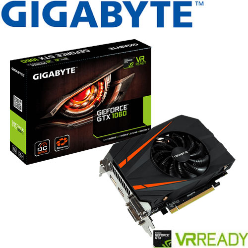 GIGABYTE技嘉GeForce® GTX 1060 Mini ITX OC 3G 顯示卡-DIY/零