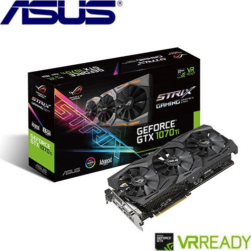 ASUS華碩GeForce ROG-STRIX-GTX1070TI-A8G-GAMING 顯示卡-DIY/零組件專