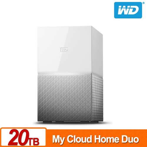 my cloud duo home ç¶²è·¯å²å­ä¼ºæå¨ 20TB(10TBx2) Home Duo ç¶²è·¯å²å­è¨­åNASå°é¤¨ My Cloud WD