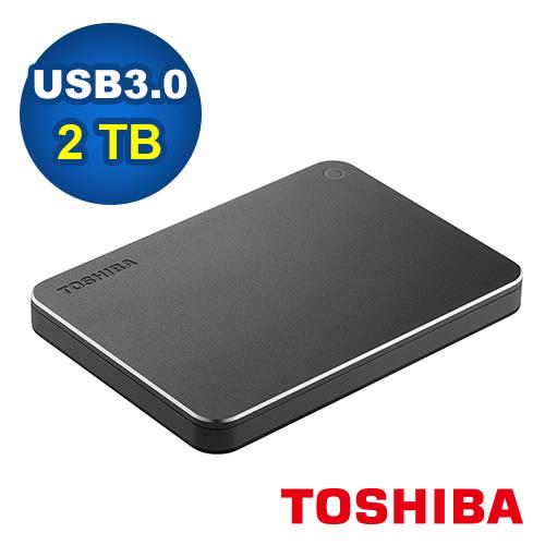 Toshiba Canvio Premium II 2TB 2.5吋外接式硬碟 深灰