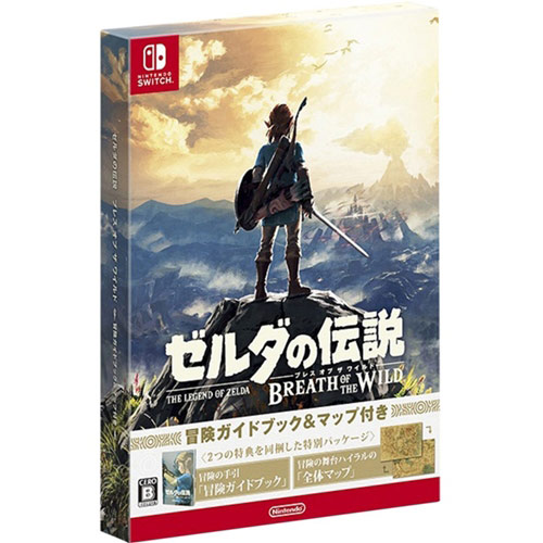 【客訂】任天堂 Switch《薩爾達傳說 曠野之息 地圖攻略包》日英文合版 公司貨