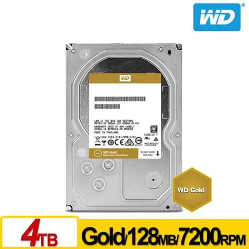 WD4002FYYZ Gold 4TB 3.5吋企業級硬碟