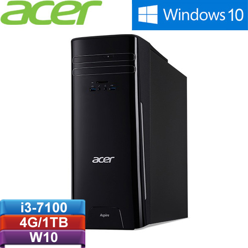 ACER宏碁 Aspire TC-780 桌上型電腦 i3-7100