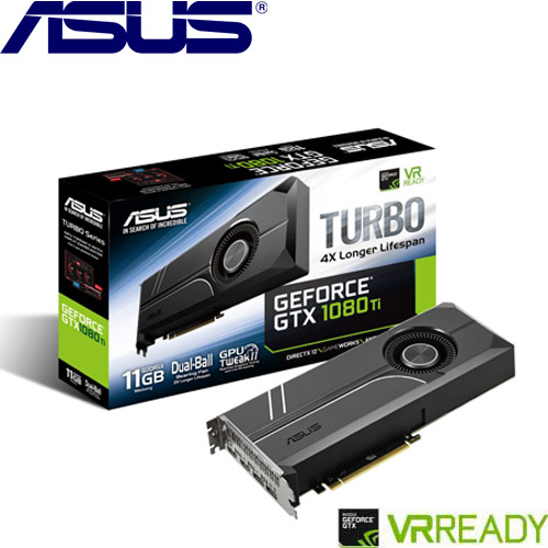 ASUS華碩 GeForce TURBO-GTX1080TI-11G 顯示卡