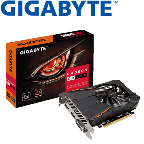 GIGABYTE技嘉 Radeon&#8482; RX 550 D5 2G 顯示卡