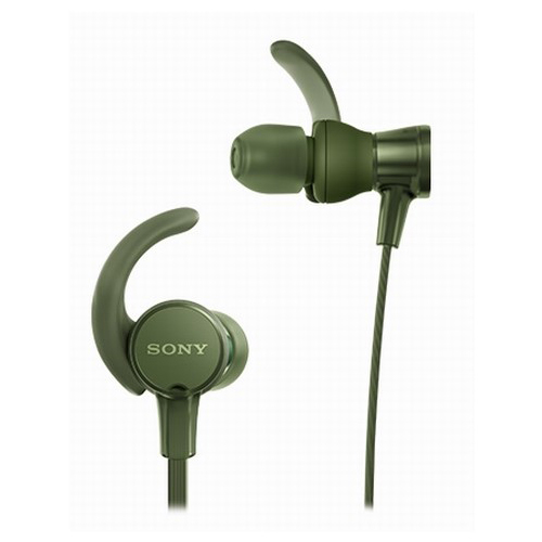 【公司貨-非平輸】SONY 重低音可通話入耳式有線運動耳麥 MDR-XB510AS-G 綠