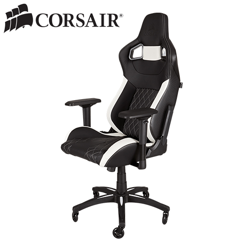 CORSAIR 海盜船 Gaming T1 RACE 電競椅 黑白