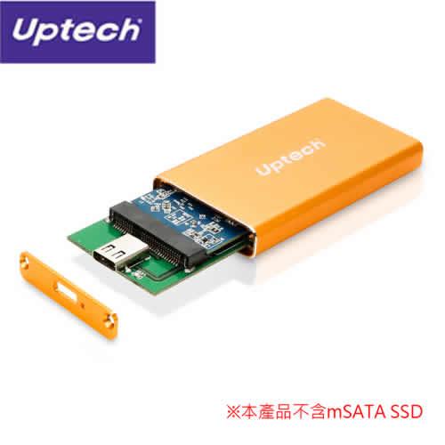 UPTECH EHE208 USB 3.1 Type-C mSATA外接盒