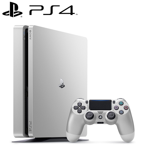 限量】SONY 新力PS4 Slim主機CUH-2017系列500GB 銀-電玩&創客&桌遊專館