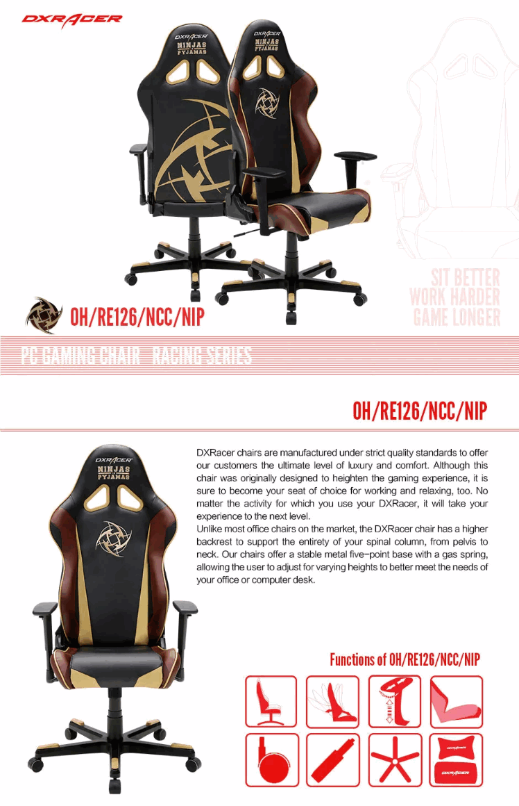 Nip dxracer discount