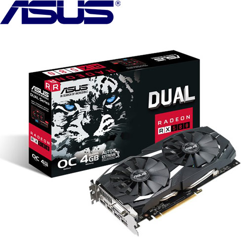 ASUS華碩 DUAL-RX580-O4G-GAMING 顯示卡