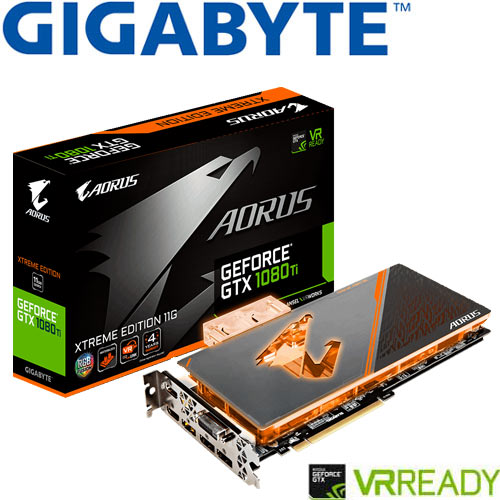 GIGABYTE技嘉 AORUS GeForce® GTX 1080 Ti Waterforce WB Xtreme Edition 11G 顯示卡