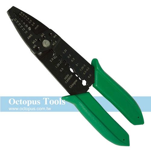 Octopus尚卓 壓著剝線鉗 10 - 20 AWG 511.410