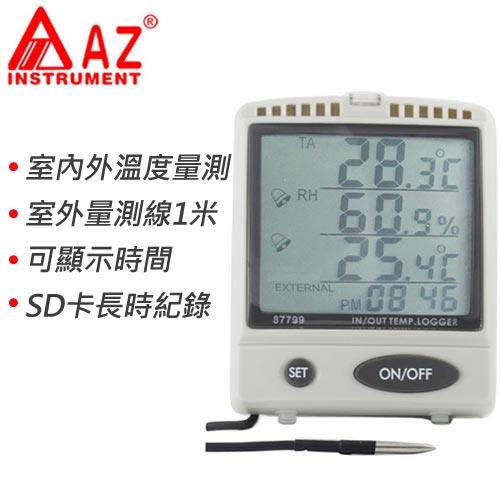 AZ(衡欣實業) AZ 87799溫溼度SD卡記錄器