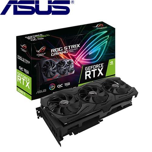 ASUS華碩GeForce ROG-STRIX-RTX2080TI-O11G-GAMING 顯示卡-DIY/零組件