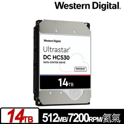 WD 威騰 3.5吋 14TBUltrastar DC HC530 企業級硬碟