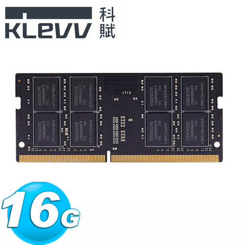 KLEVV 科賦DDR4 2666 16GB 筆記型記憶體-DIY/零組件專館- EcLife良興購物網