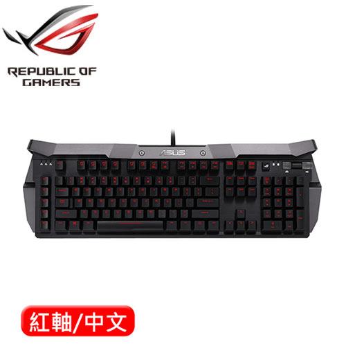 ASUS 華碩 GK2000 Horus 獵鷹機械鍵盤 Cherry 紅軸 中文